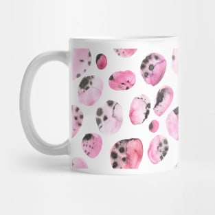 watercolor polka dots seamless pattern Mug